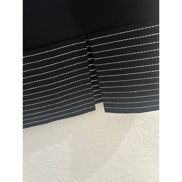 Vince Camuto Short Sleeve Stitched Hem Tunic Shift Dress, Black NWT Size S - Picture 5 of 6